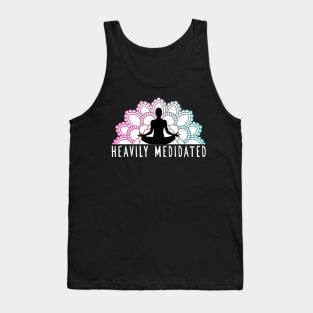 'Heavily Meditated' Cool Meditation Tank Top